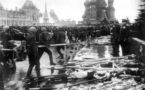 Парад Победы 24 июня 1945 года на Красной площади в Москве